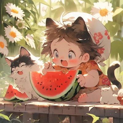 娱乐吃瓜的头像女生动漫,动漫女神的吃瓜日常